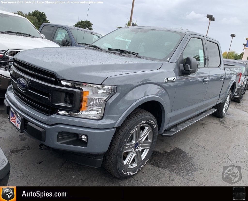 SPIED! First RealLife Shots Of The 2019 Ford F150 In ABYSS Gray