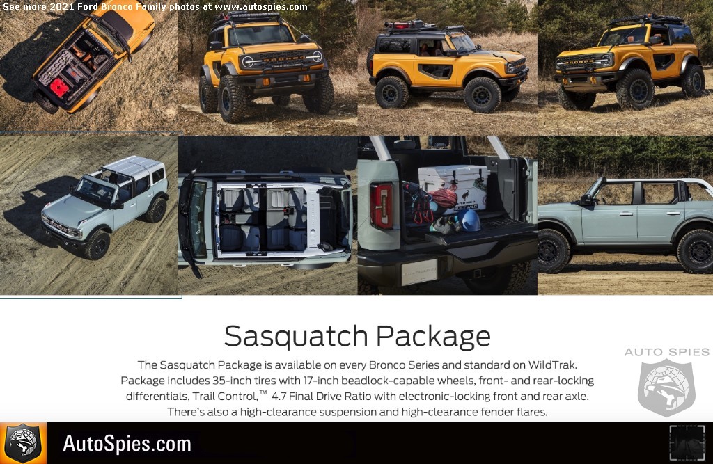 2021 Ford Bronco First Edition Sasquatch