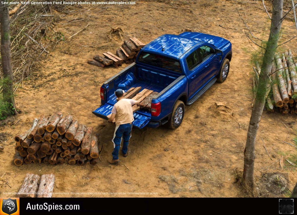 2022 Ford Ranger debuts - new 3.0L V6 turbodiesel, 12 SYNC 4 display!