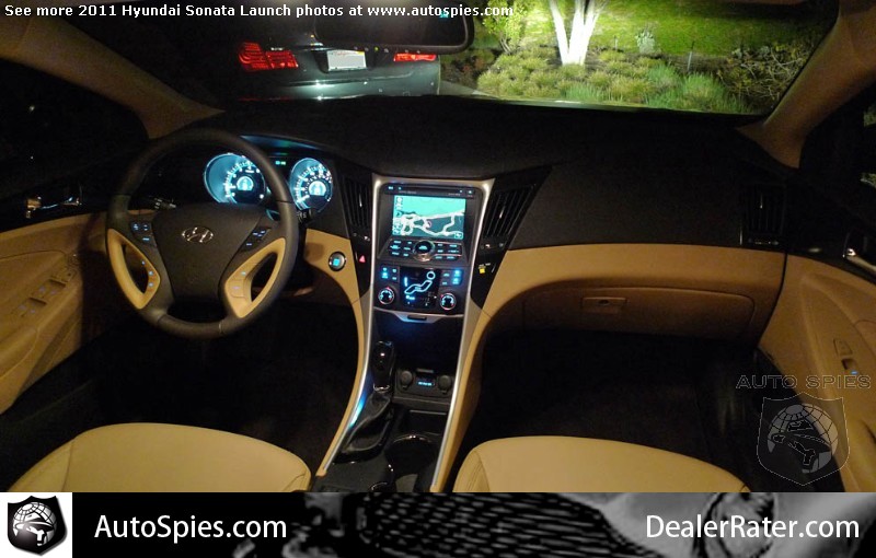 Exclusive Photos Rate The 2011 Hyundai Sonata Interior
