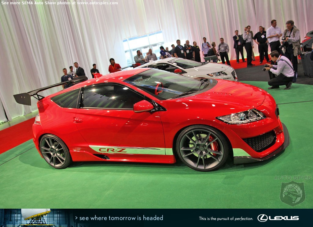 2010 SEMA AUTO SHOW: WHICH 2011 Honda CR-Z Hybrid Is YOUR Favorite? -  AutoSpies Auto News