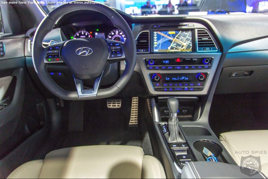 New York Auto Show I Spy The 2015 Hyundai Sonata S Interior