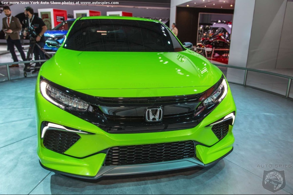 Lime-green Honda is the talk of the NY auto show