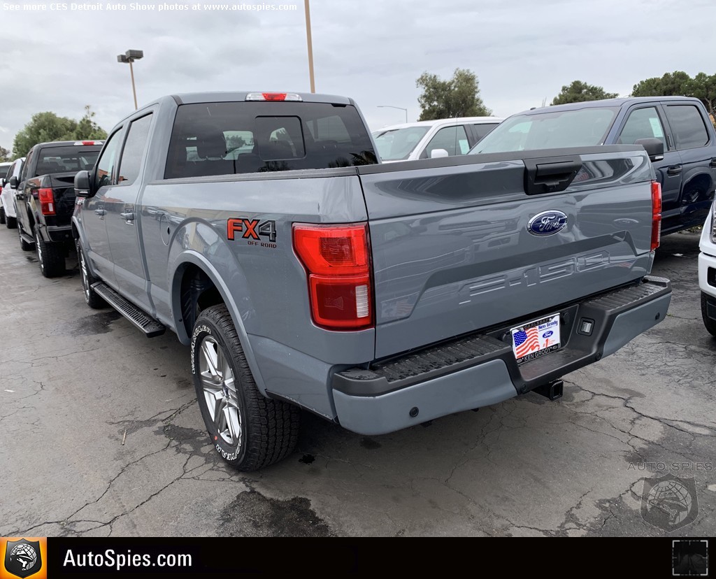 SPIED! First Real-Life Shots Of The 2019 Ford F-150 In ABYSS Gray ...
