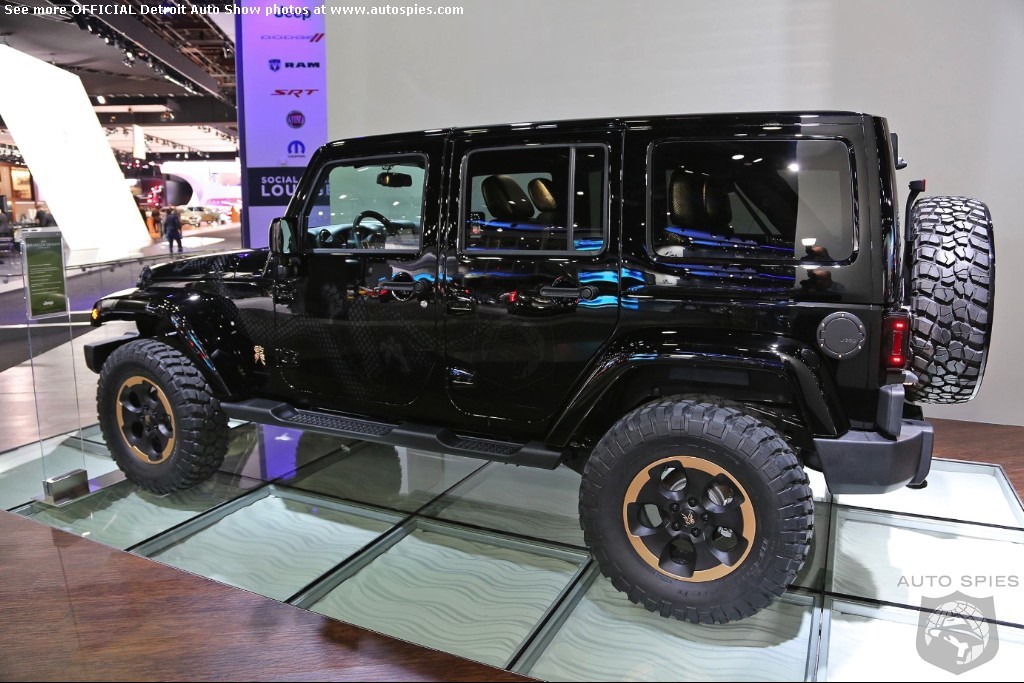 DETROIT AUTO SHOW: EXCLUSIVE! Jeep Wrangler Concept-Spies Enter The Dragon  With First Real Life Photos! - AutoSpies Auto News