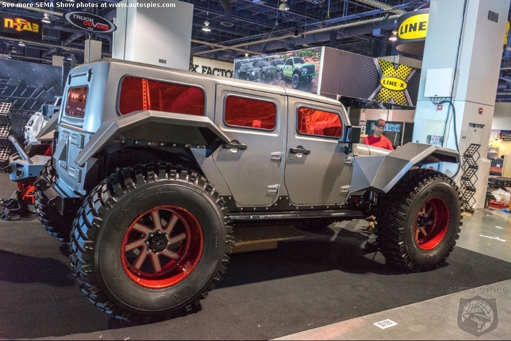 SEMAShow: You've NEVER Seen A Jeep Wrangler Like Fab Fours #TheLEGEND —  Part Truck, Part Rat Rod, Part Holy Hell! - AutoSpies Auto News