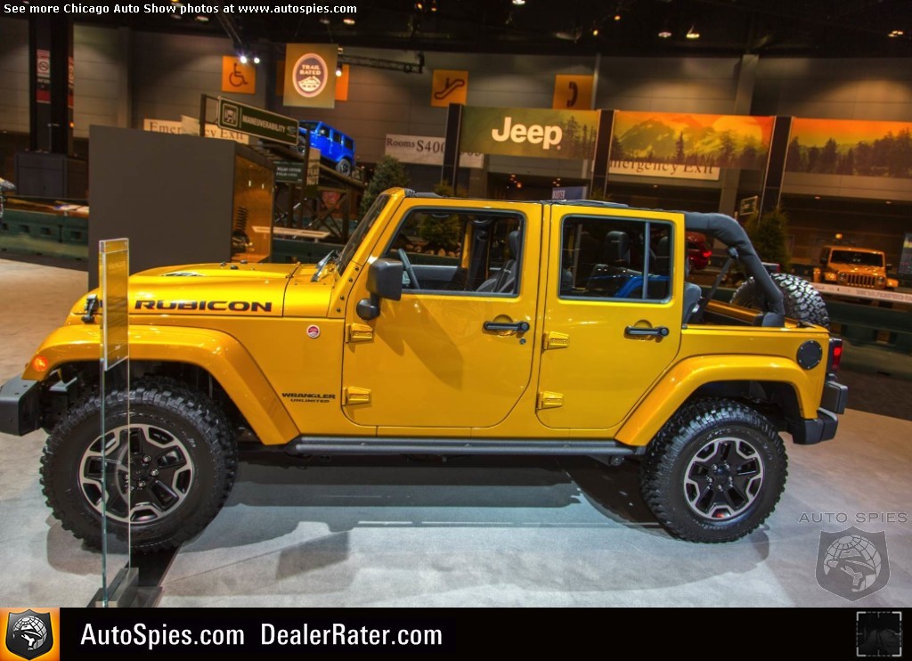 CHICAGO AUTO SHOW: First Look At Jeep's Electrifying Amp'd 2014 Wrangler -  AutoSpies Auto News